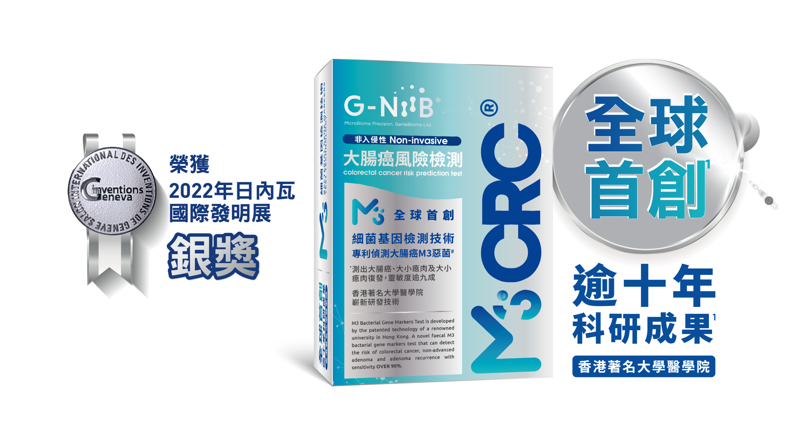 G-NiiB M3CRC 非入侵性大腸癌風險檢測| G-NiiB